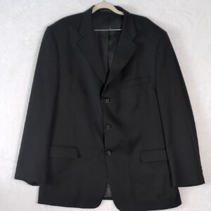 Finchley 5th Avenue Men's Black Formal Wool‎ Blazer Size 46L
